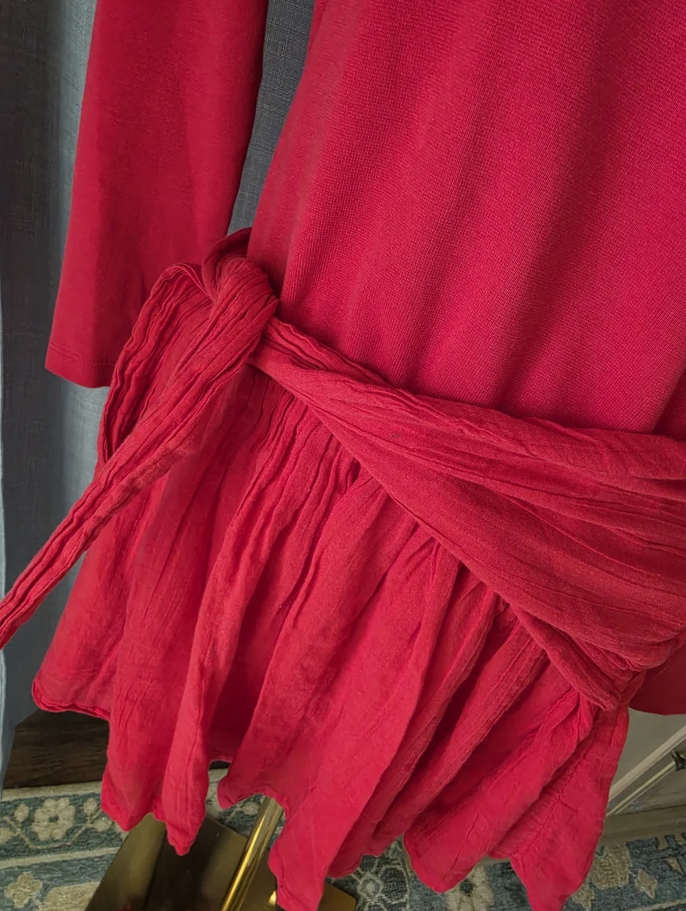 Free People Lexi Drop Waist Mini Dress